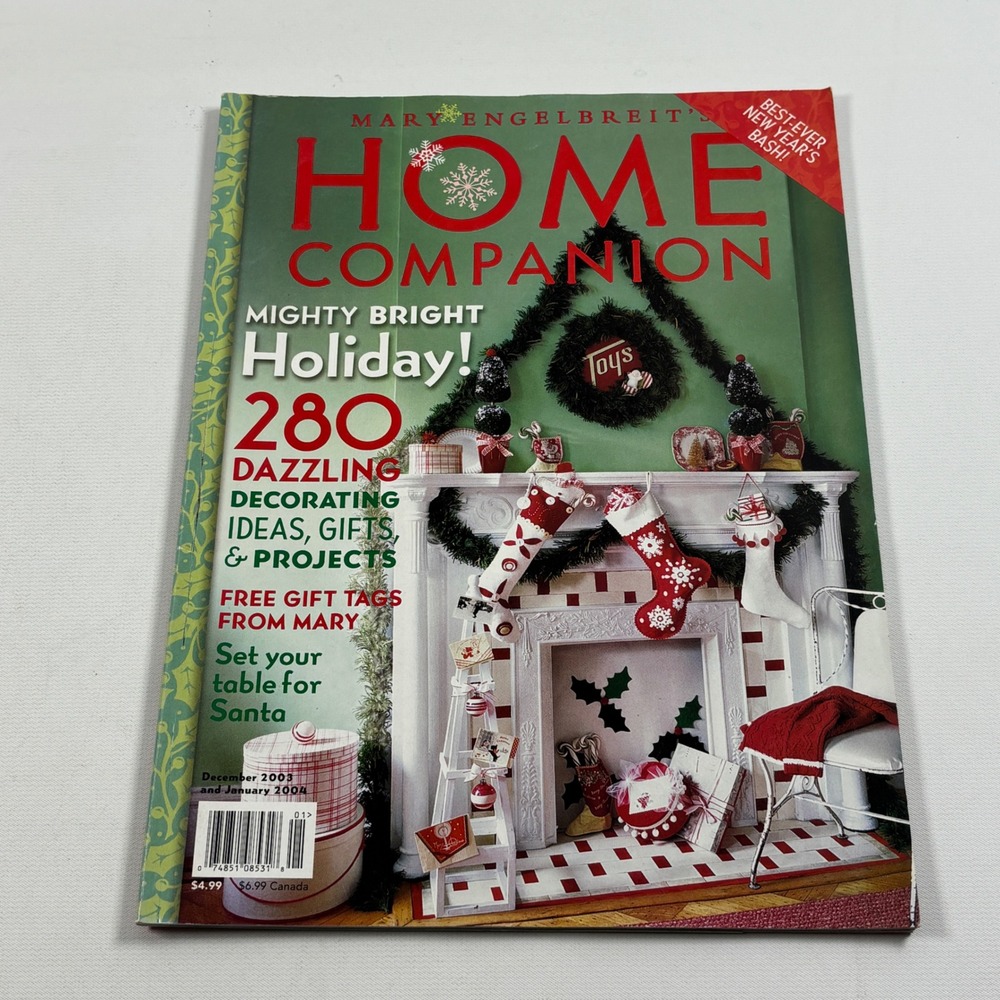 Mary Engelbreit Home Companion Magazine December 2003 January 2004 Paper Doll